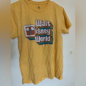 Walt Disney Yellow Vintage-Style T-Shirt || M || Disney